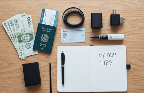 旅行の持ち物
